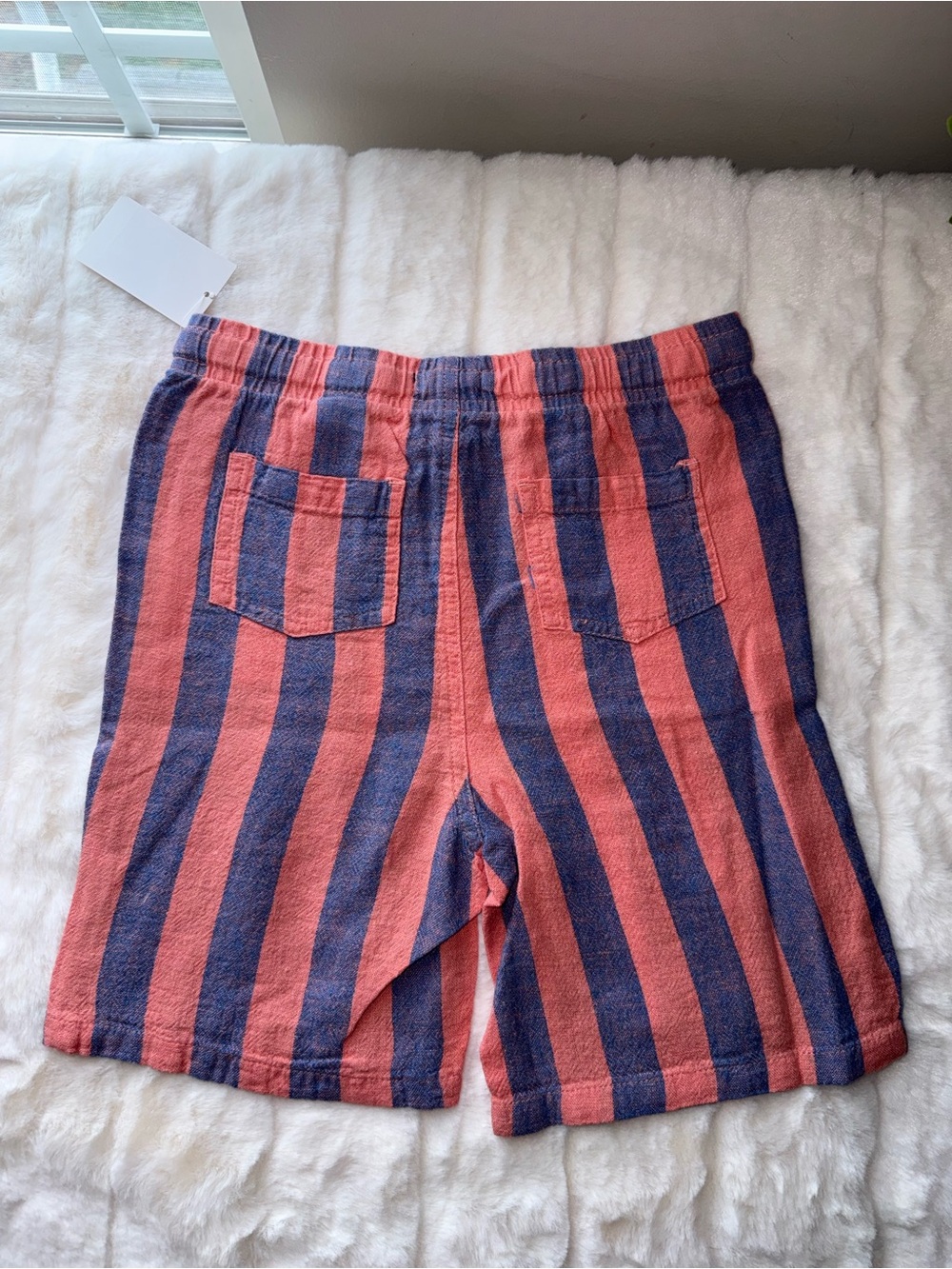 NWT - Andy & Evan Pink and Blue Striped 2 Piece Set - Size 8 - Picture 4 of 7